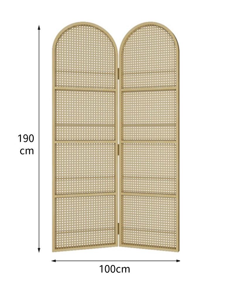 日式簡約 可放雜誌 藤編屏風 100cm/150cm*4cm*190cm (IS9181)