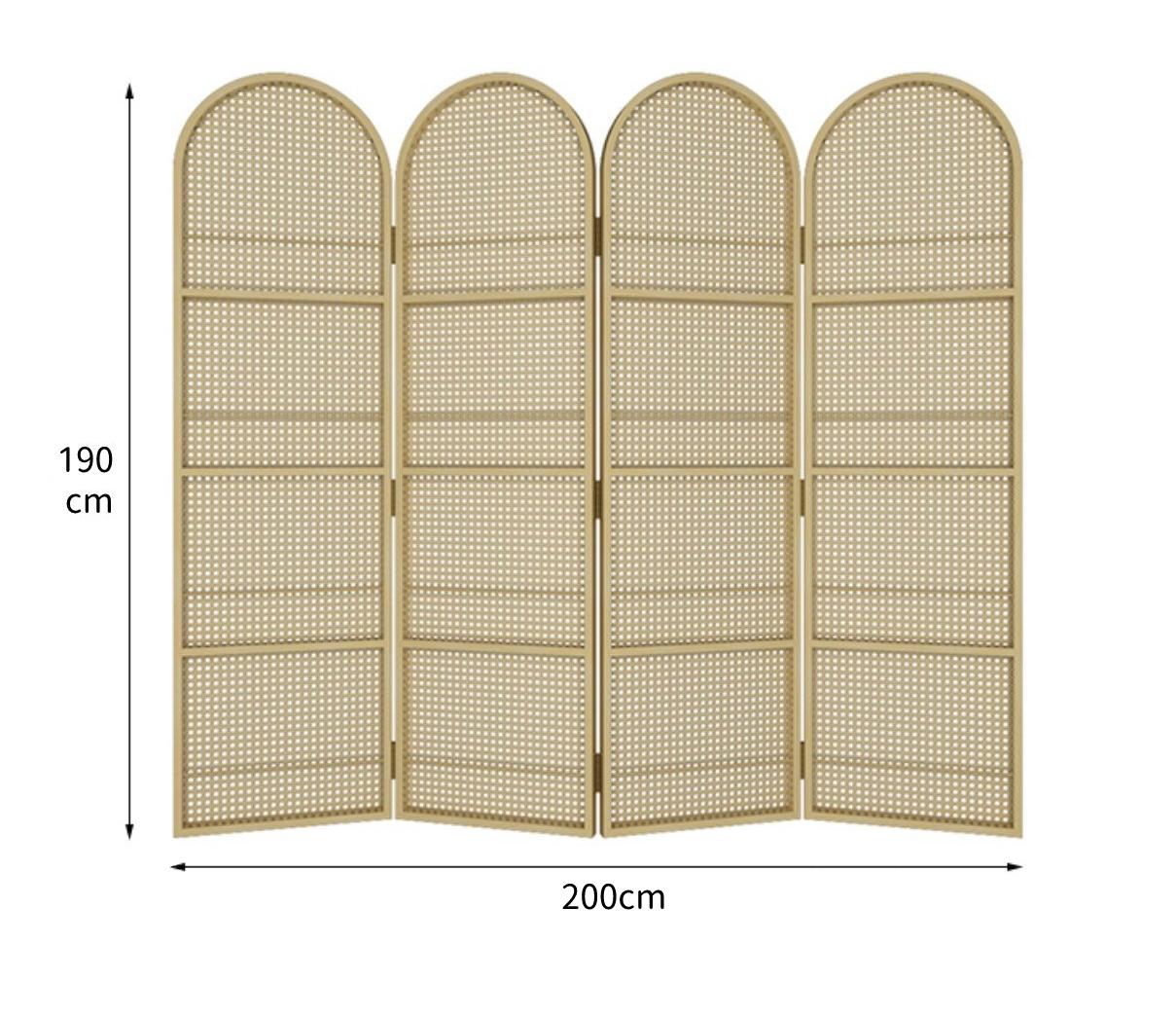 日式簡約 可放雜誌 藤編屏風 100cm/150cm*4cm*190cm (IS9181)