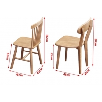 日式實木橡木 書桌  電腦枱 椅子組合 60/80/100/120/140cm(IS8431)