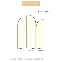 法式覆古花鳥屏風 隔斷客廳 遮擋玄關折叠移動折屏（IS9184）