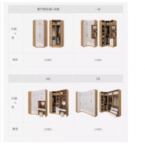 時尚系列 L型衣櫃組合 轉角衣櫃*40cm/42cm/70.7cm/80cm/120cm  (IS9185)