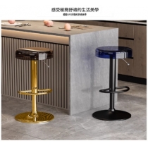 吧椅 升降旋轉 ins Bar Chair 亞加力現代酒吧凳 （IS9199）