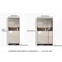 北歐摩登系列 高身鞋櫃 大容量超薄 翻斗鞋櫃*60cm/80cm/100cm/120cm/140cm/160cm (IS9205)