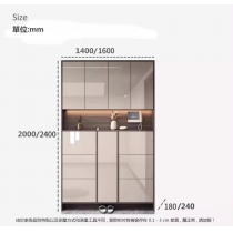 北歐摩登系列 高身鞋櫃 大容量超薄 翻斗鞋櫃*60cm/80cm/100cm/120cm/140cm/160cm (IS9205)