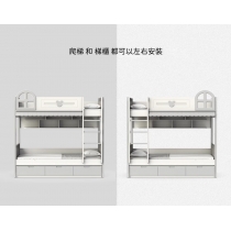 兒童皇國 屋仔雙層床 小朋友床 雙層床 子母床 90cm/100cm/120cm/135cm/150cm*190cm*180cm (IS9206)