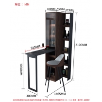 北歐輕奢伸縮吧台桌  現代簡約客廳隔斷一體吧台酒櫃(不包括燈帶)*40cm/80cm/120cm (IS9209)