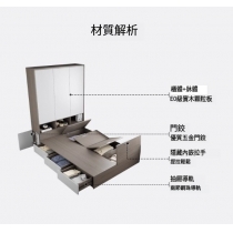 北歐摩登系列 衣櫃床 榻榻米床*120cm/135cm/150cm/180cm (IS9221)