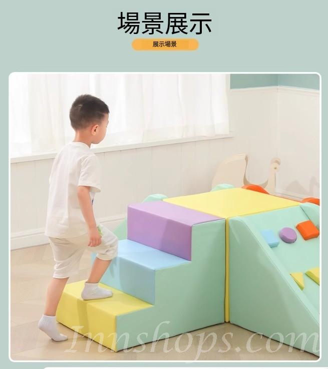 兒童 軟體感攀爬滑梯 家用 幼稚園/playgroup 幼兒軟包玩具组合*60cm/65cm/110cm/115cm/125cm/130cm/175cm (IS9261)