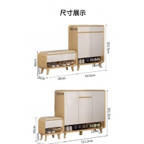 北歐簡約 大容量 玄關櫃 鞋櫃 82.6cm/95.5cm/121.2cm/140cm/160cm(IS8097)