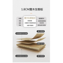 奶油風 轉角書桌書架一體組合書櫃 辦公電腦桌*120cm/140cm/160cm (IS9273)