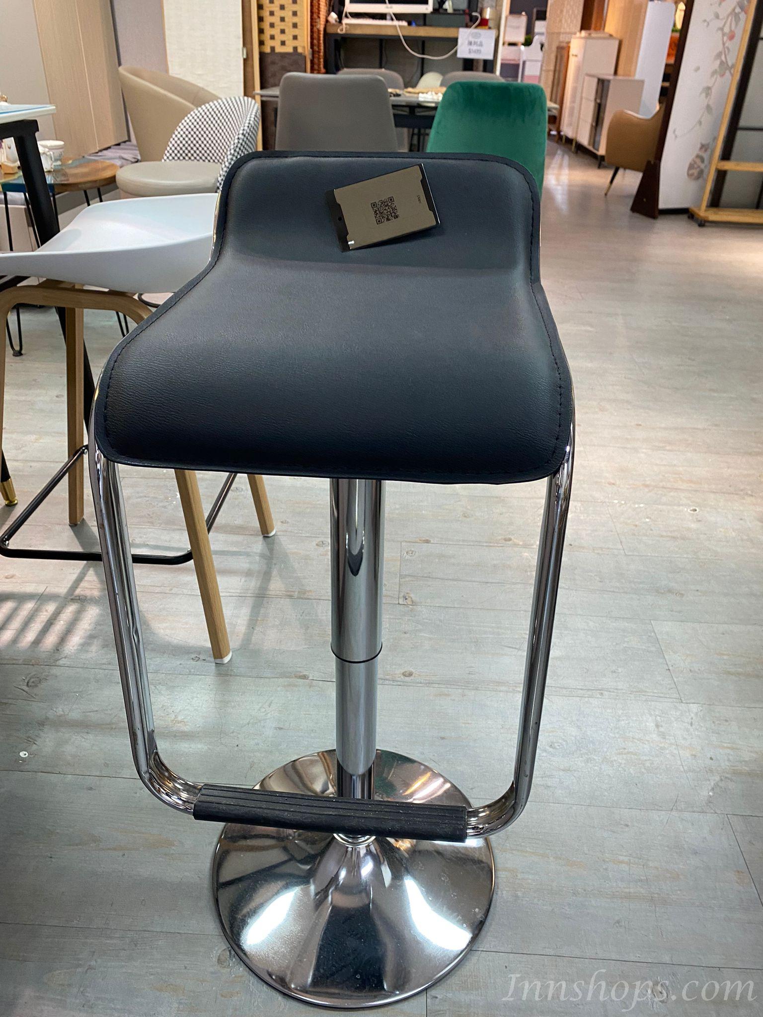 (陳列品 黑色一張 $299)皮質梳化 吧椅 Bar chair (IS0029)