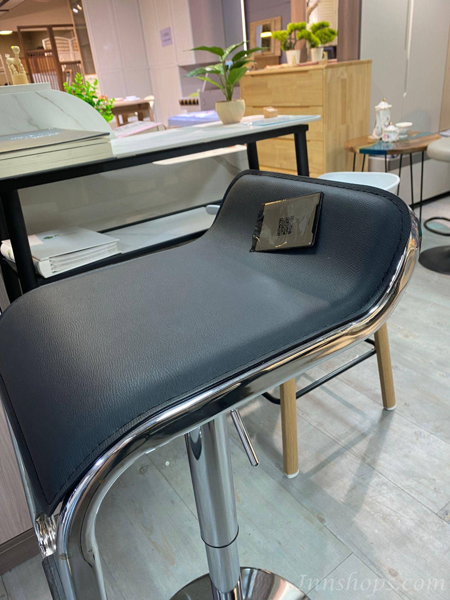 (陳列品 黑色一張 $299)皮質梳化 吧椅 Bar chair (IS0029)