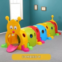 playgroup小精靈毛毛蟲隧道玩具 Clubhouse 會所 幼稚園彩色通道火車頭(IS9294)