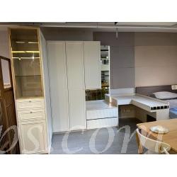 陳列品 L型衣櫃連梳妝枱全套 W315*D146*H230CM $5999(IS8623)