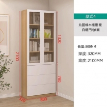 時尚轉角書櫃 儲物櫃 書櫃組合60cm/80cm/140cm/220cm（IS9326）