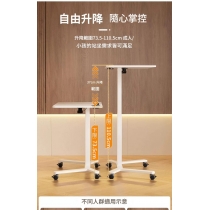 時尚升降桌電腦桌  可升降移動書桌 站立桌 家用學習辦公桌子 60cm/80cm(IS9377)