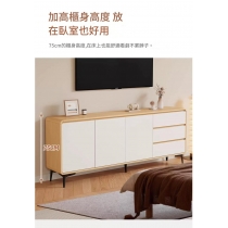 白色極簡風 電視櫃 收納儲物櫃120cm/140cm/160cm/180cm/200cm/220cm(IS9394)